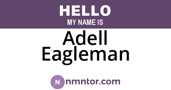 Adell Eagleman
