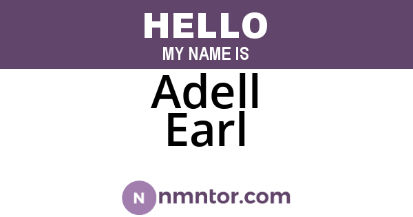 Adell Earl