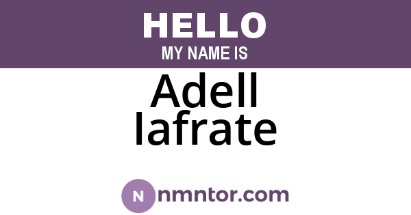 Adell Iafrate