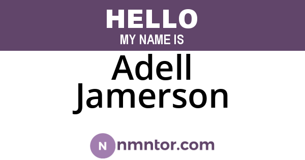 Adell Jamerson