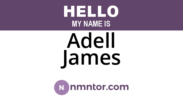 Adell James