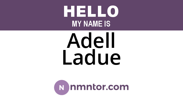 Adell Ladue
