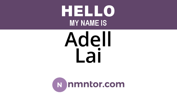 Adell Lai