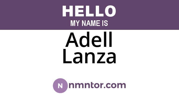Adell Lanza