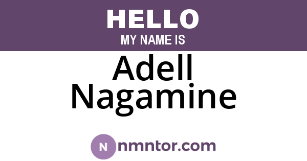 Adell Nagamine