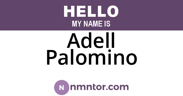 Adell Palomino