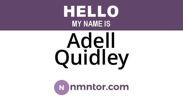 Adell Quidley