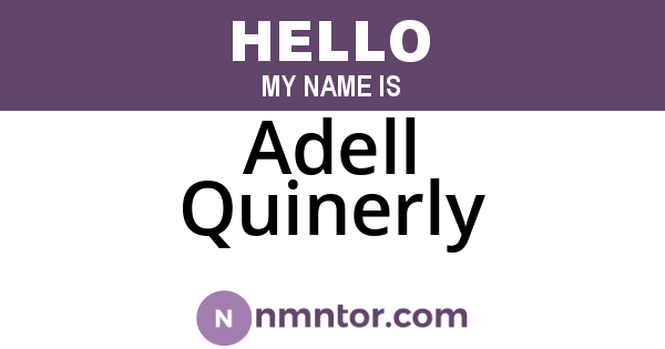 Adell Quinerly