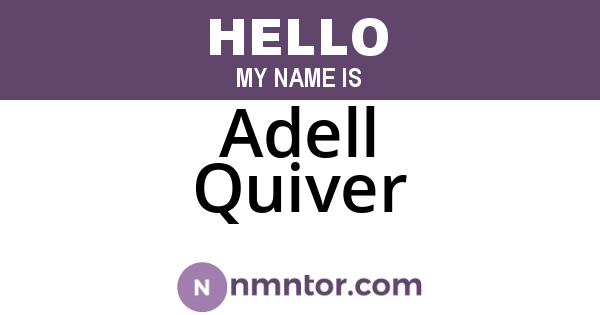 Adell Quiver