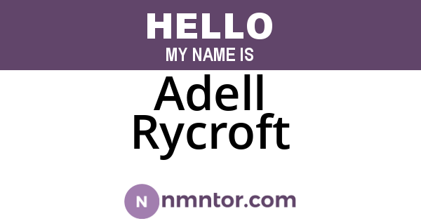 Adell Rycroft