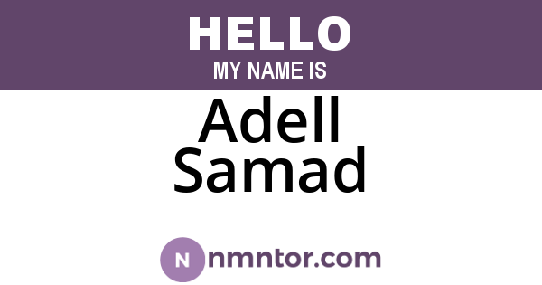 Adell Samad