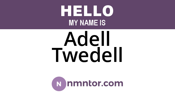 Adell Twedell