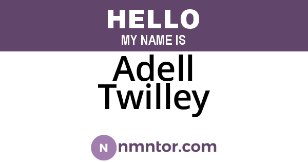 Adell Twilley