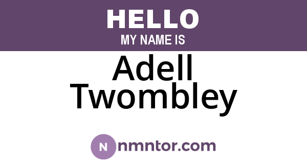 Adell Twombley