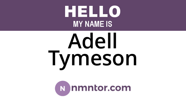 Adell Tymeson