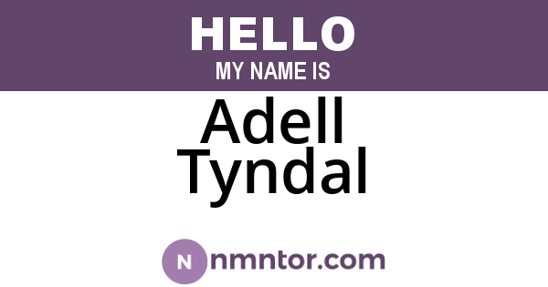 Adell Tyndal