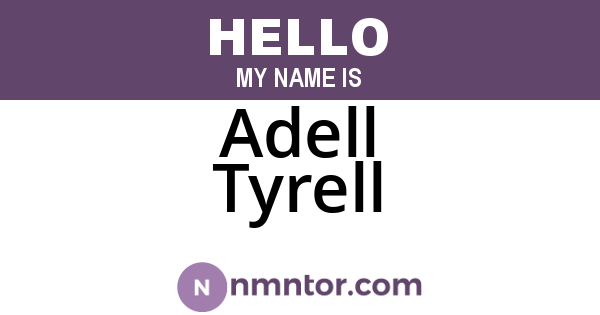 Adell Tyrell