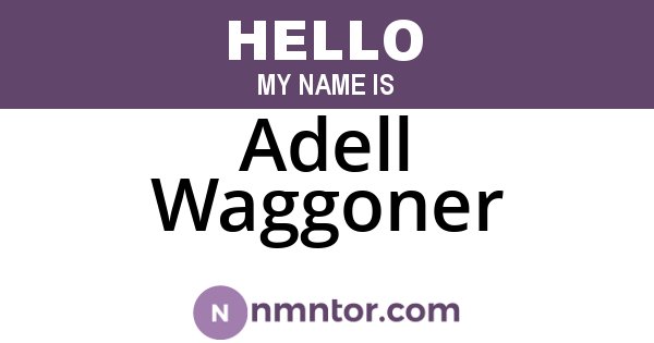 Adell Waggoner
