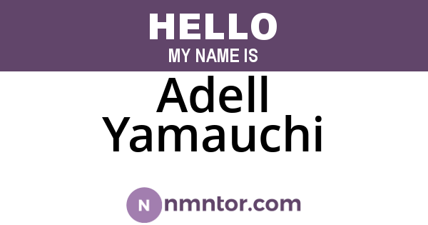 Adell Yamauchi