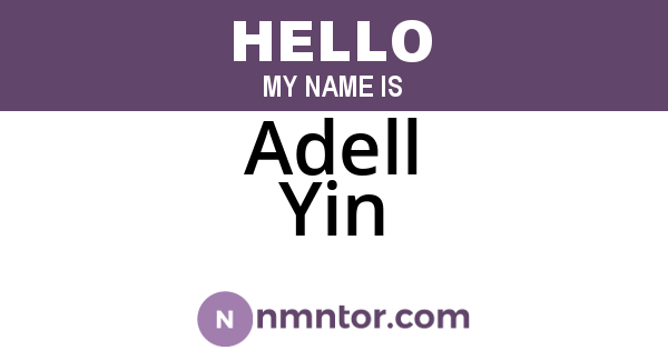Adell Yin