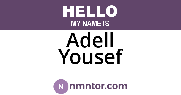 Adell Yousef