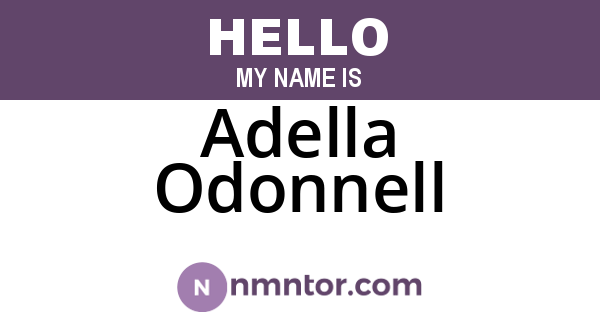 Adella Odonnell