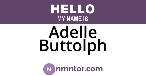 Adelle Buttolph