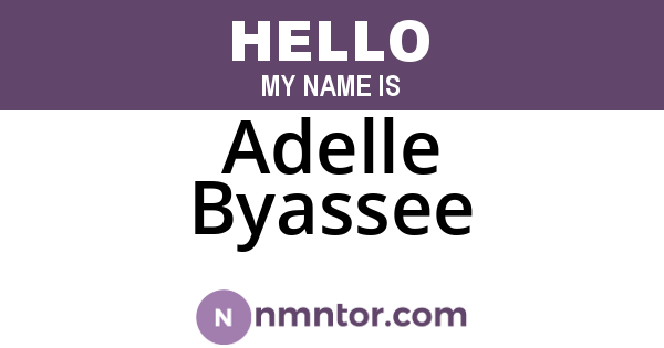 Adelle Byassee
