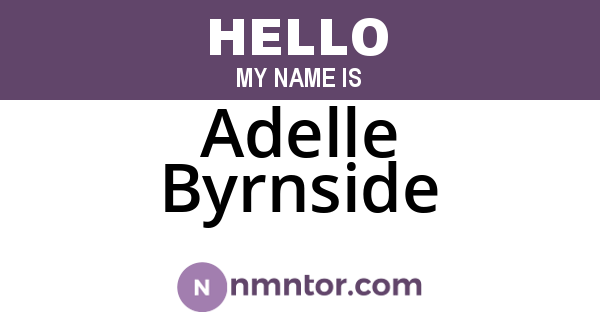 Adelle Byrnside