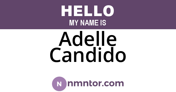 Adelle Candido