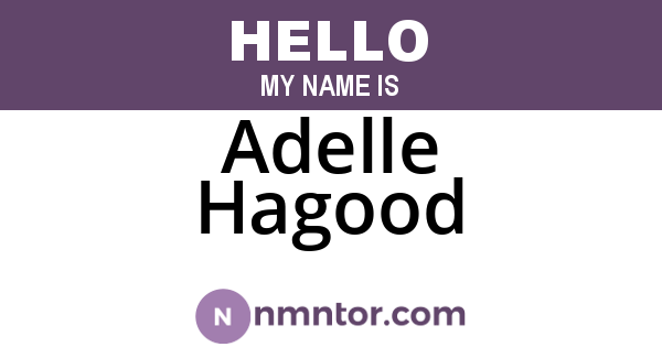 Adelle Hagood