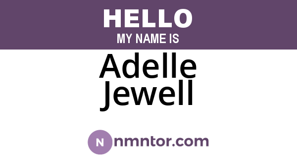 Adelle Jewell