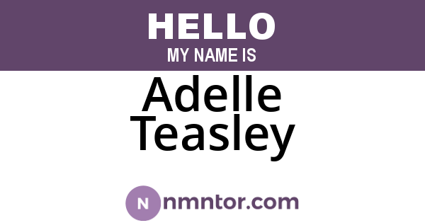 Adelle Teasley