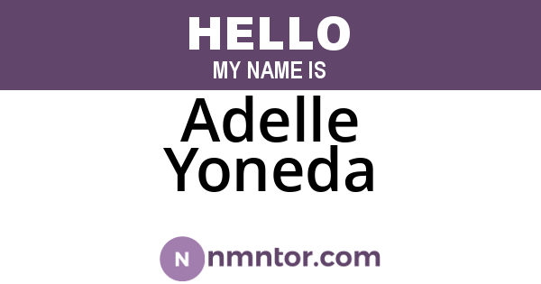 Adelle Yoneda