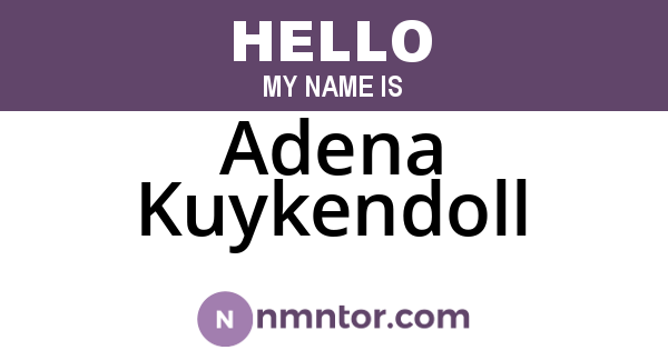Adena Kuykendoll