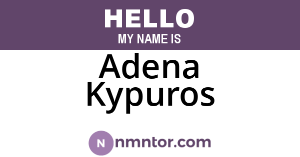 Adena Kypuros