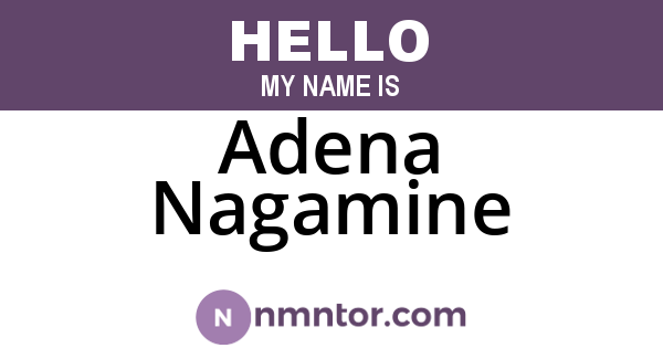 Adena Nagamine