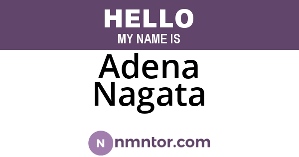 Adena Nagata