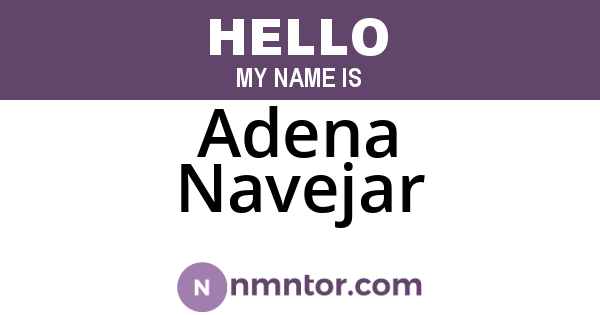 Adena Navejar