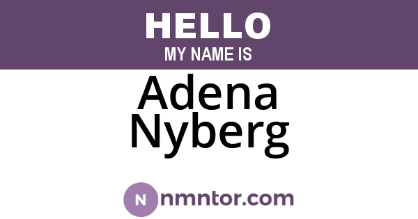 Adena Nyberg