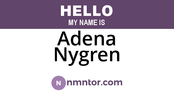 Adena Nygren