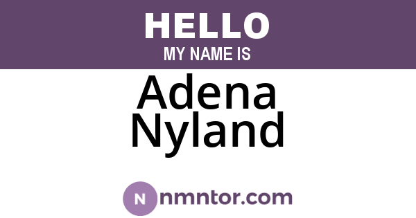 Adena Nyland