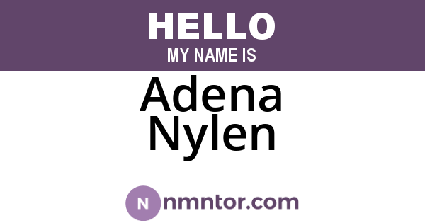 Adena Nylen