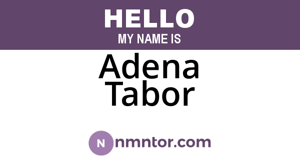 Adena Tabor