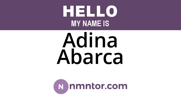 Adina Abarca