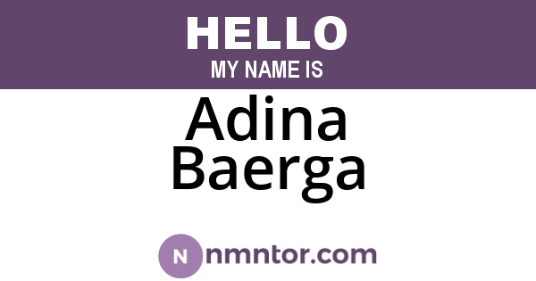 Adina Baerga