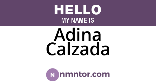 Adina Calzada