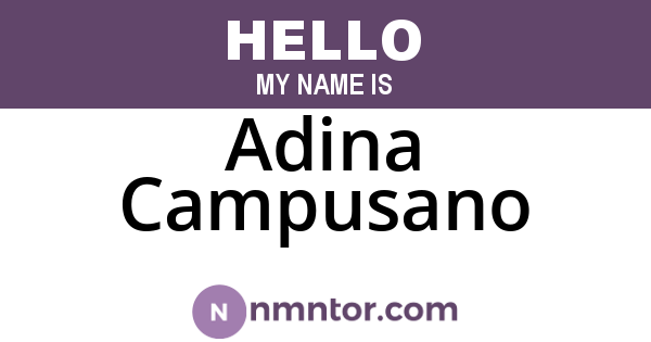 Adina Campusano