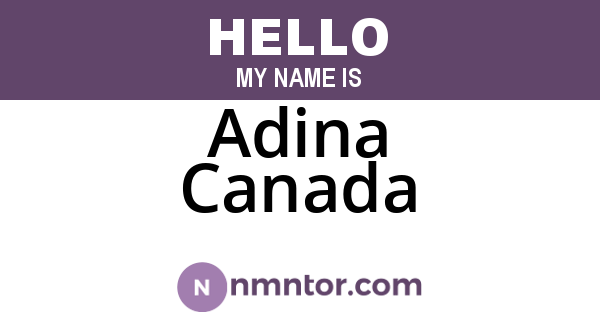 Adina Canada