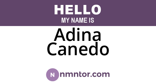 Adina Canedo